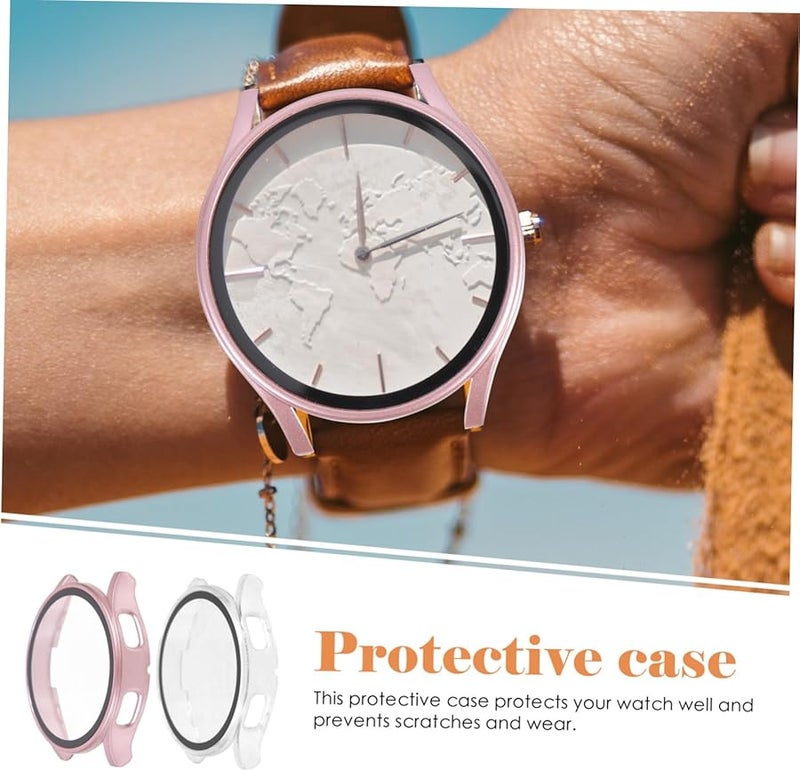 Balacoo 2 Pack Rose Gold Detachable Watch Cover Protective Shell Easy Install Scratch Resistant - Image 3